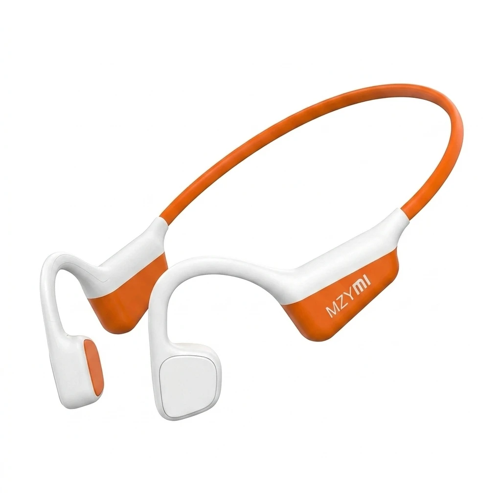 MZYMI I18 PRO Bone Conduction Earbud Wireless Headphones Compatible Bluetooth Earphone TWS with Mic Swimming Sports Wear Headset