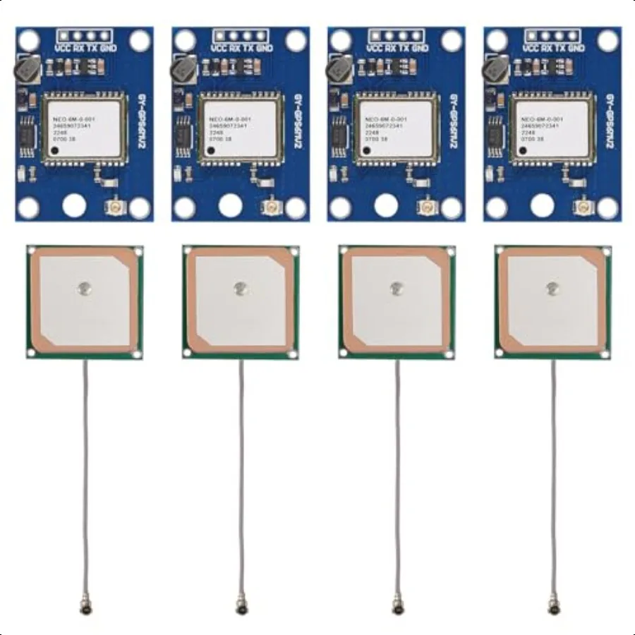 

4pcs GYNEO6MV2 NEO6M GPS Module NEO6MV2 with Flight Control EEPROM MWC APM2.5 Large Antenna for EEPROM APM 2.5
