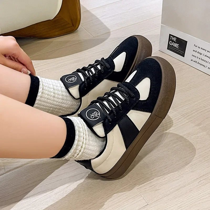 Women Shoes Trend Lady Board Shoes Casual Sports Shoes for Women Versatile Platform Tennis Student Flats Vulcanize Mujer