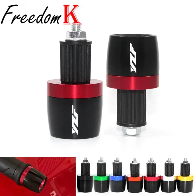 Fit For YAMA@HA YZF R6S YZF R6 YZF-R1 YZF R1 Motorcycle CNC 7/8'' 22MM Handlebar Handle Bar End Grips Cap Weight Plugs Silder