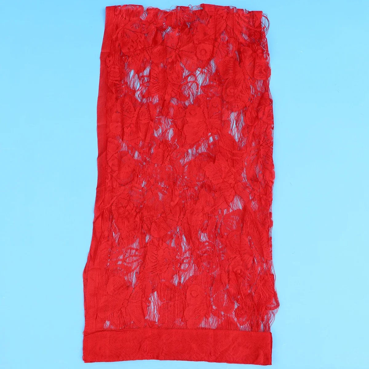 

Premium Polyester Strip Tassel Line Curtain Doorway Window Room Divider Screen Decorative Door Drape Red Color Rod Pockets Easy