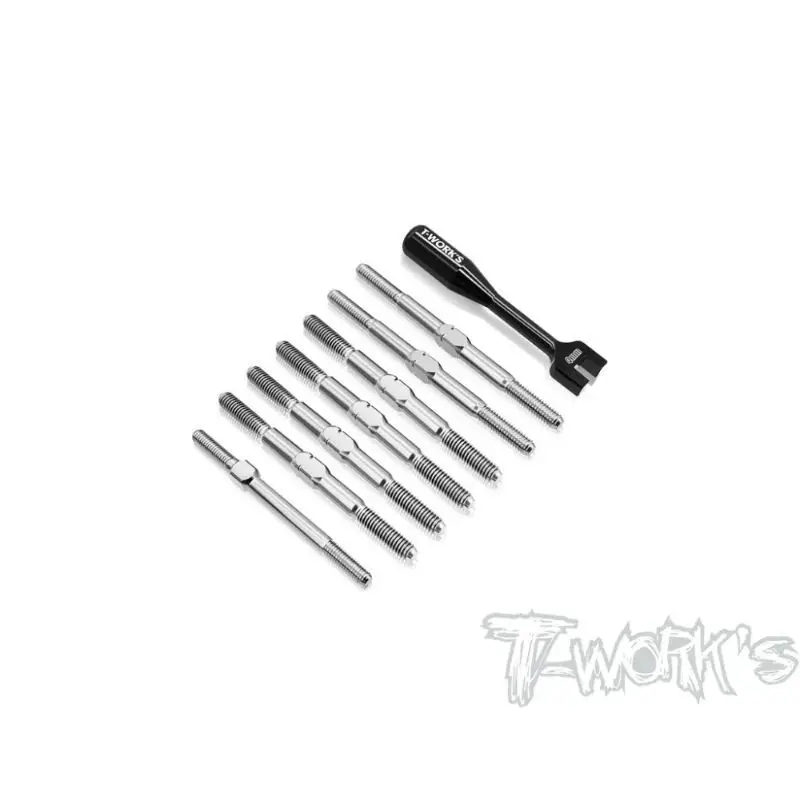 

Оригинальный набор титановых фаркопов T Works TB-338 64, для Xray XB4'25/XB4C'26/XB4D'26, радиоуправляемый инструмент