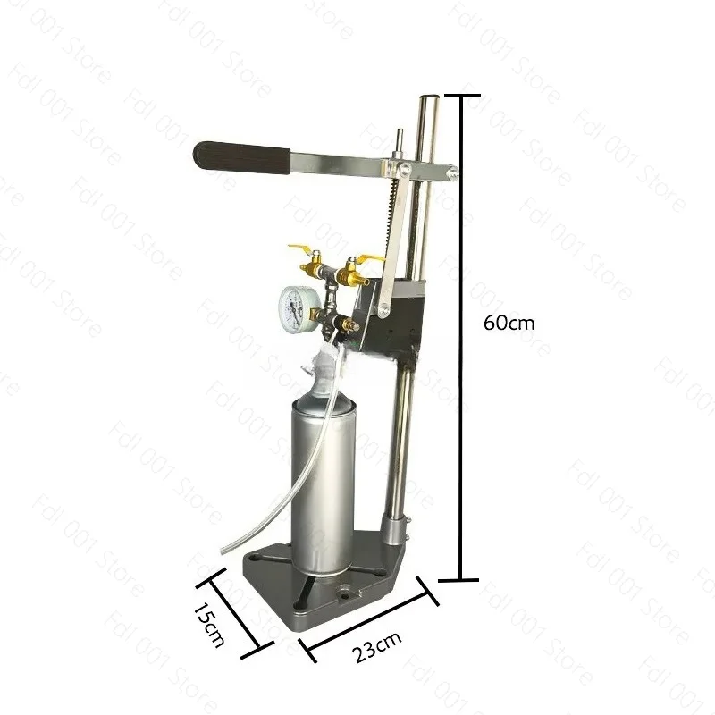 Newest Counter Pressure Beer Filler Machine Manual Bottle Filling Homebrew Beer Bottling Device Oxygen-free Contact Transfer Kit