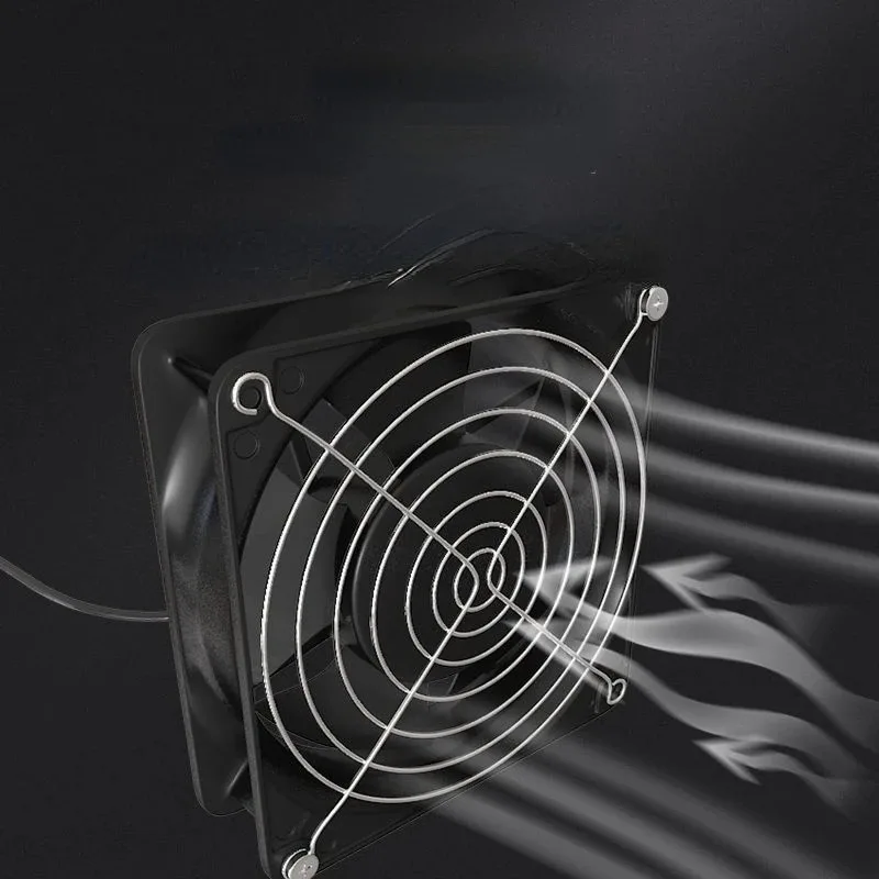 Extractor de humos domésticos, extractor fuerte, sala de alquiler, cocina, ventilador de conducto, ventilador de baño, ventilador de velocidad ajustable