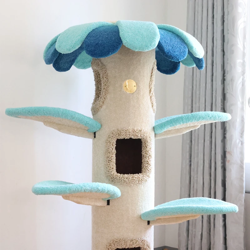 

Sunflower climbing frame, tree grabbing board, integrated cat nest, cat castle