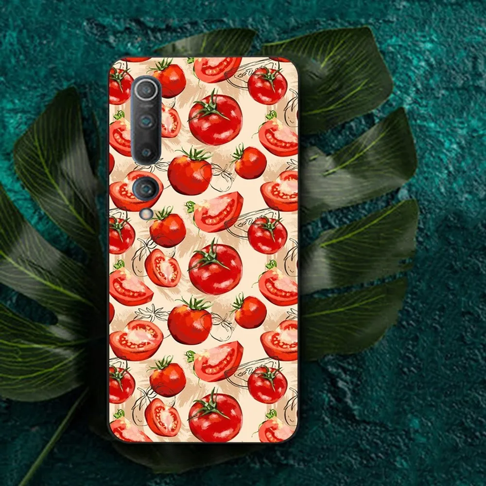 Tomato vegetable Phone Case For Redmi Note 4 X 5 A 6 7 8 T 9 9S 10 11 11S 11Epro Poco M3 pro