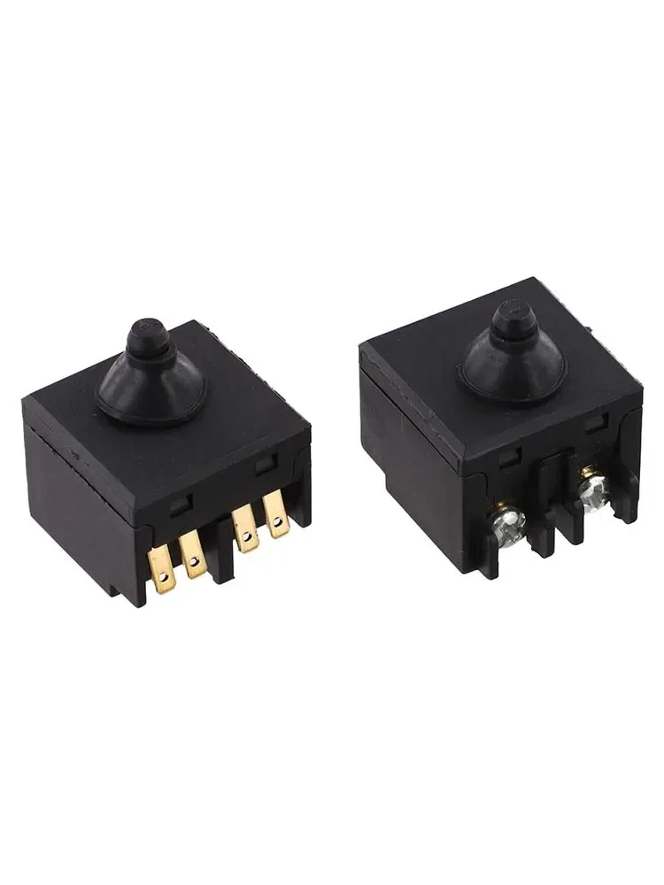 2pcs Angle Grinder Push Button Switch 6-100 Grinder Switch Replacement For S1M-FF03-100 Angle Grinder 100 Polisher Accessories