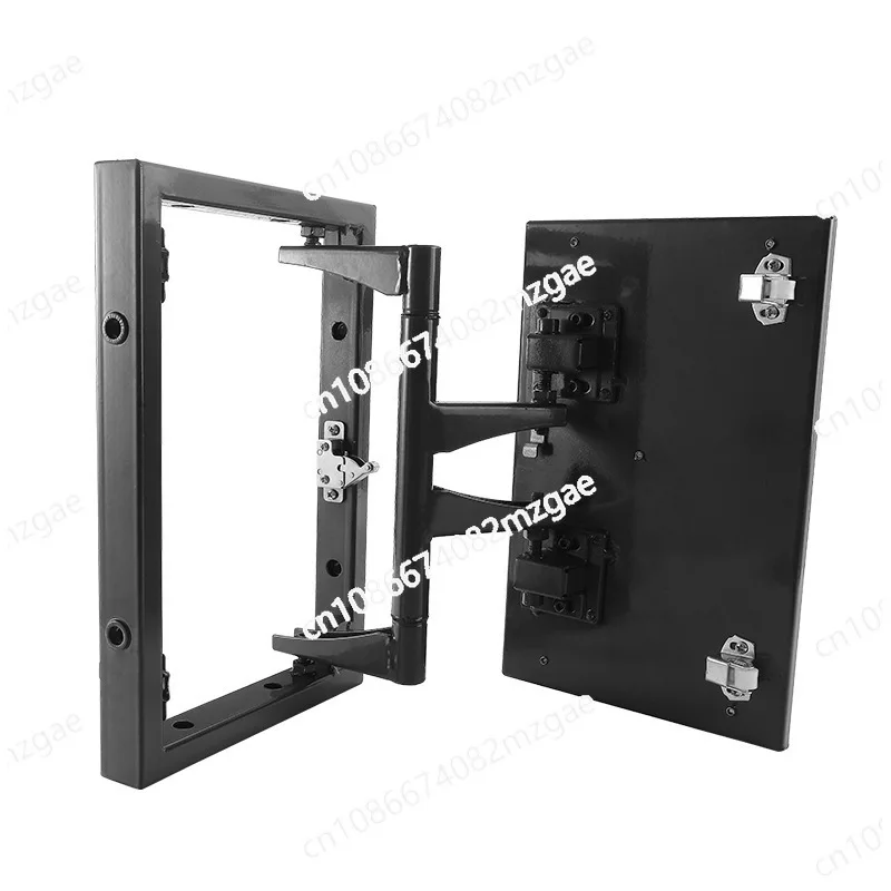 Heavy-Duty Invisible Hinge for Tile & Stone Hidden Doors | Flush-Mount Access Panel System for Marble Bathrooms & Fire Hydrant