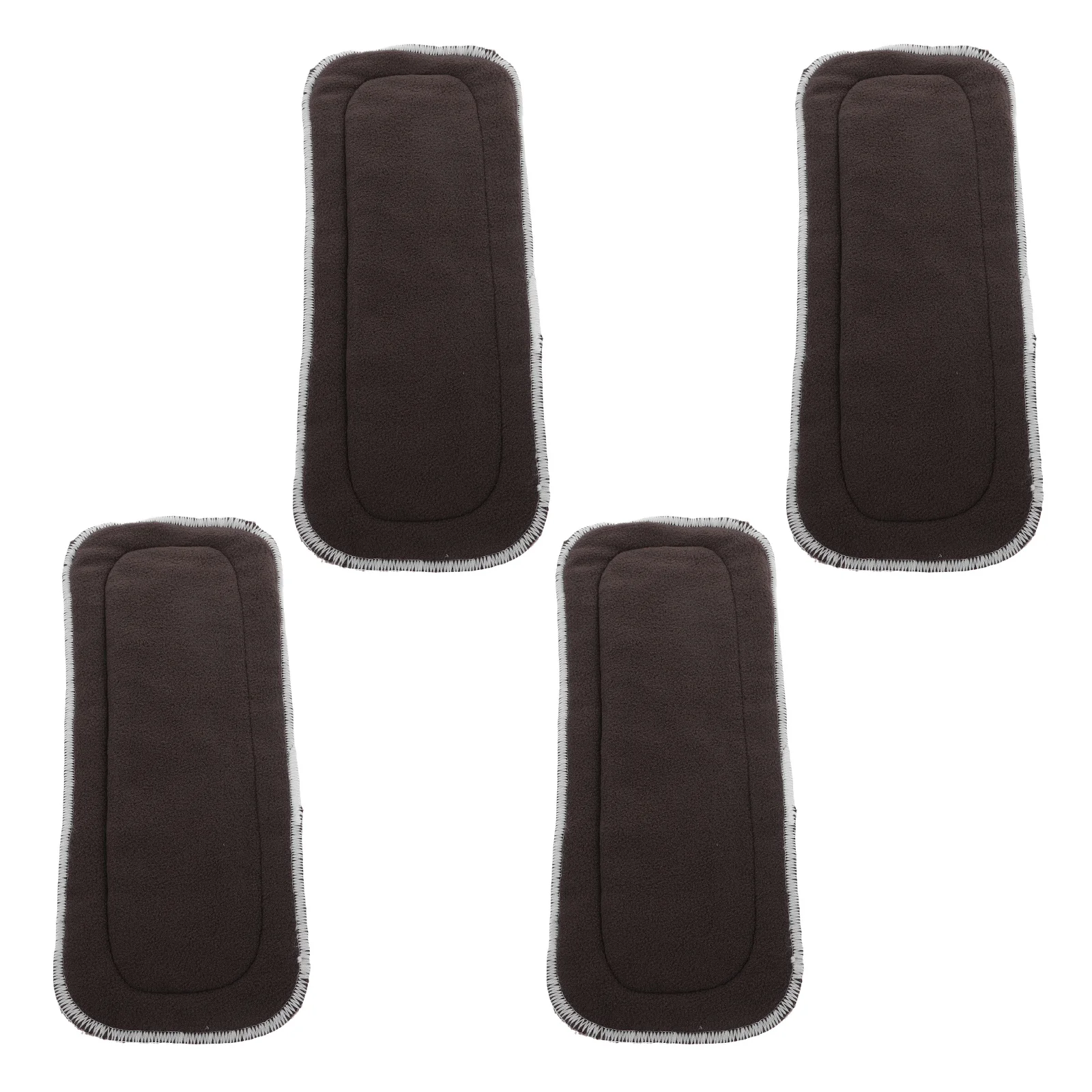 4 قطعة إدراج حفاضات امتصاص سريع 5 طبقة قابلة لإعادة الاستخدام قابل للغسل القماش بطانات حفاضات الطفل إدراج منصات 5 طبقة منصات قابل للغسل #4