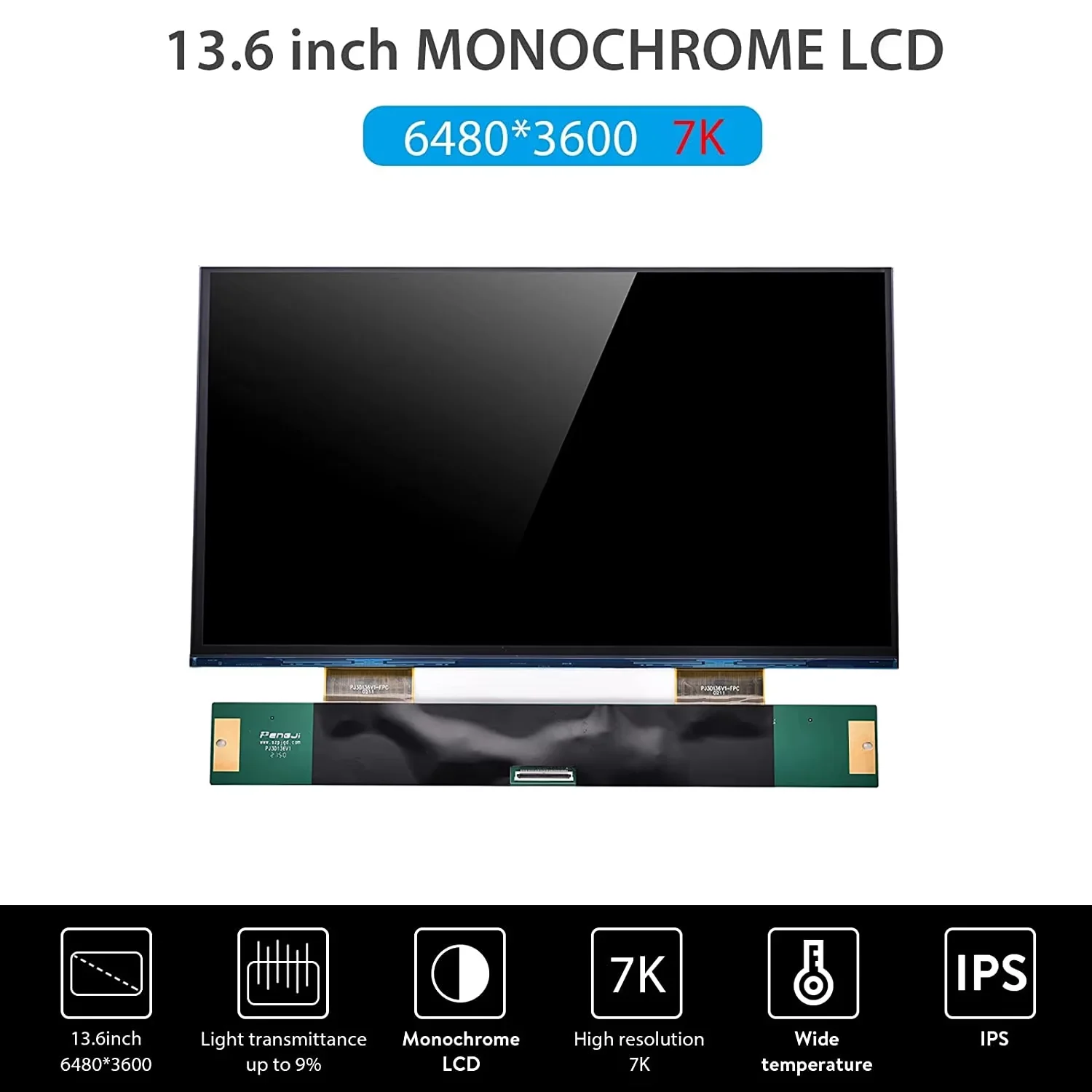 Anycubic M3 Max Schermo LCD + Scheda Driver HDMI Per Stampante 3D 7K 6480*3600 Schermo LCD PJ3D136V0