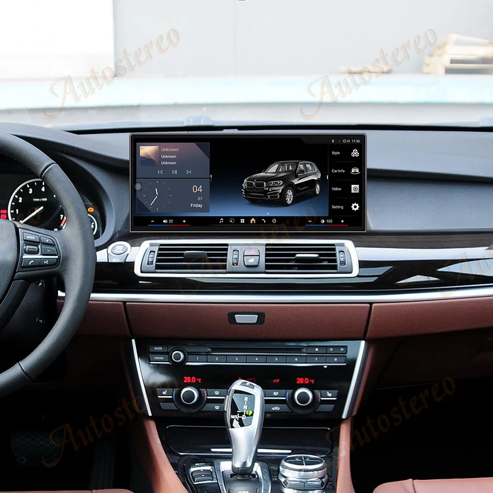 ID9 12.9 Ultra Dual BT Carplay Android 14 Car GPS Navigation For BMW 5GT F07 2009-2017 Head Unit Multimedia Player Radio Media