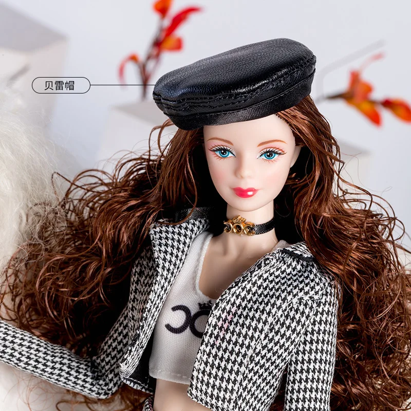 Supermodel Doll Clothes Suit European Fashion Classic Trench Coat Accessories Set Princess Dress DIY Limited Collection Gifts