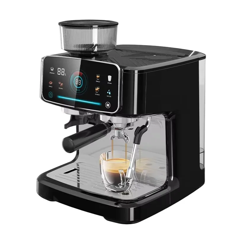 Upgraded Version High-efficiency Extraction High-power Espresso Machine Commercial Household Grinding Coffee Machine