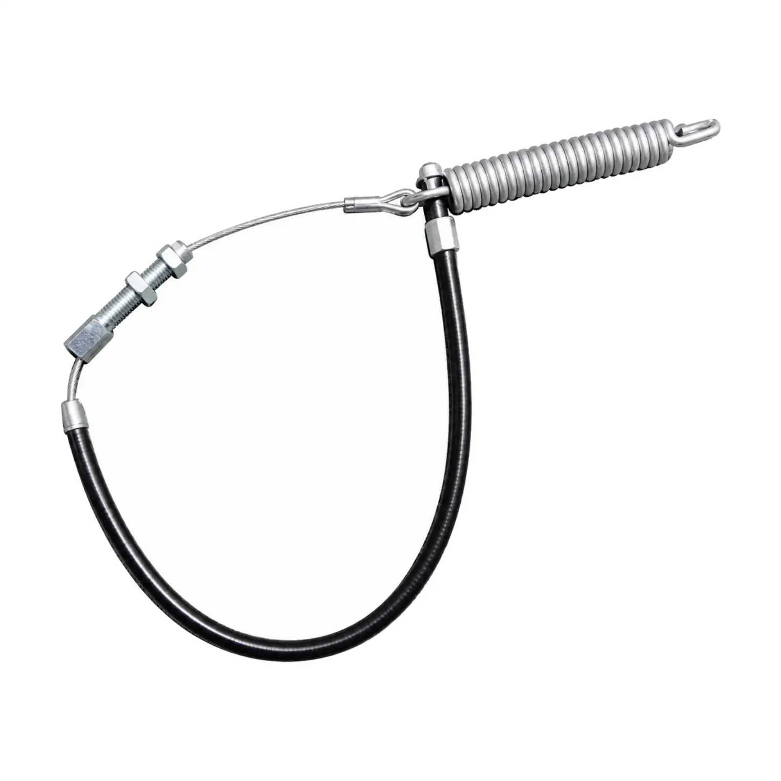 Threaded Adjustment Cable with Eyelets Safeguarding Outer Covering Adjustable Cable with Spring Controlled Tension Design