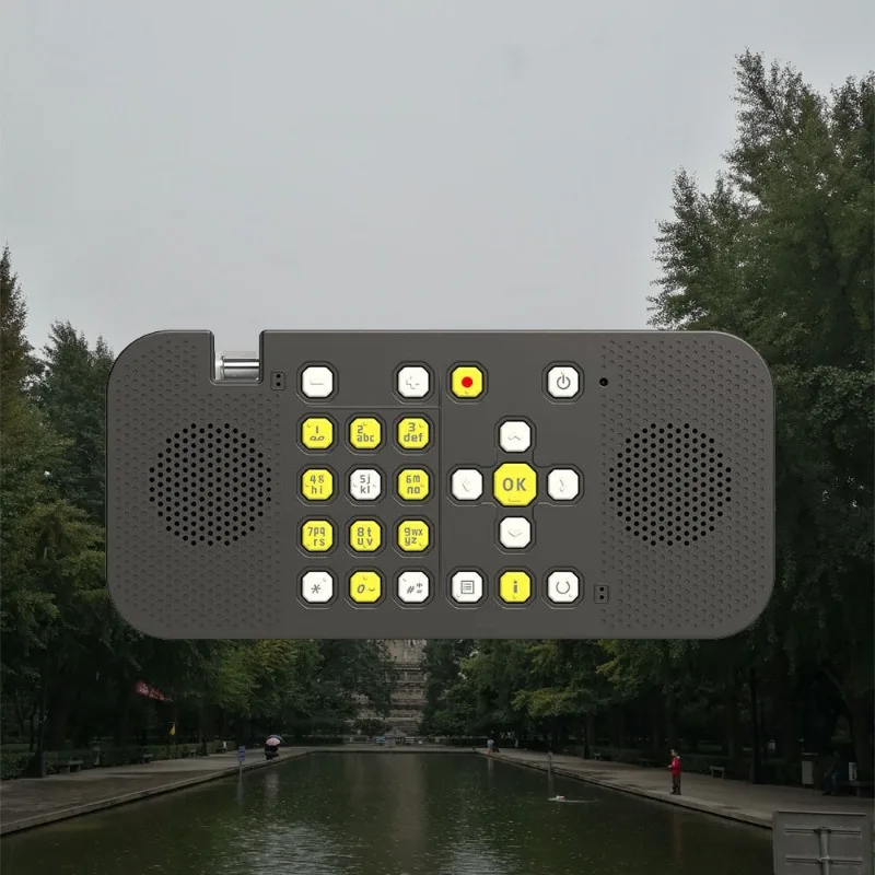E12 Audio Reading Player Bluetooth Dual‑Speaker Digital Keypad Full Voice Prompt Reading Device For Visually Impaired Users