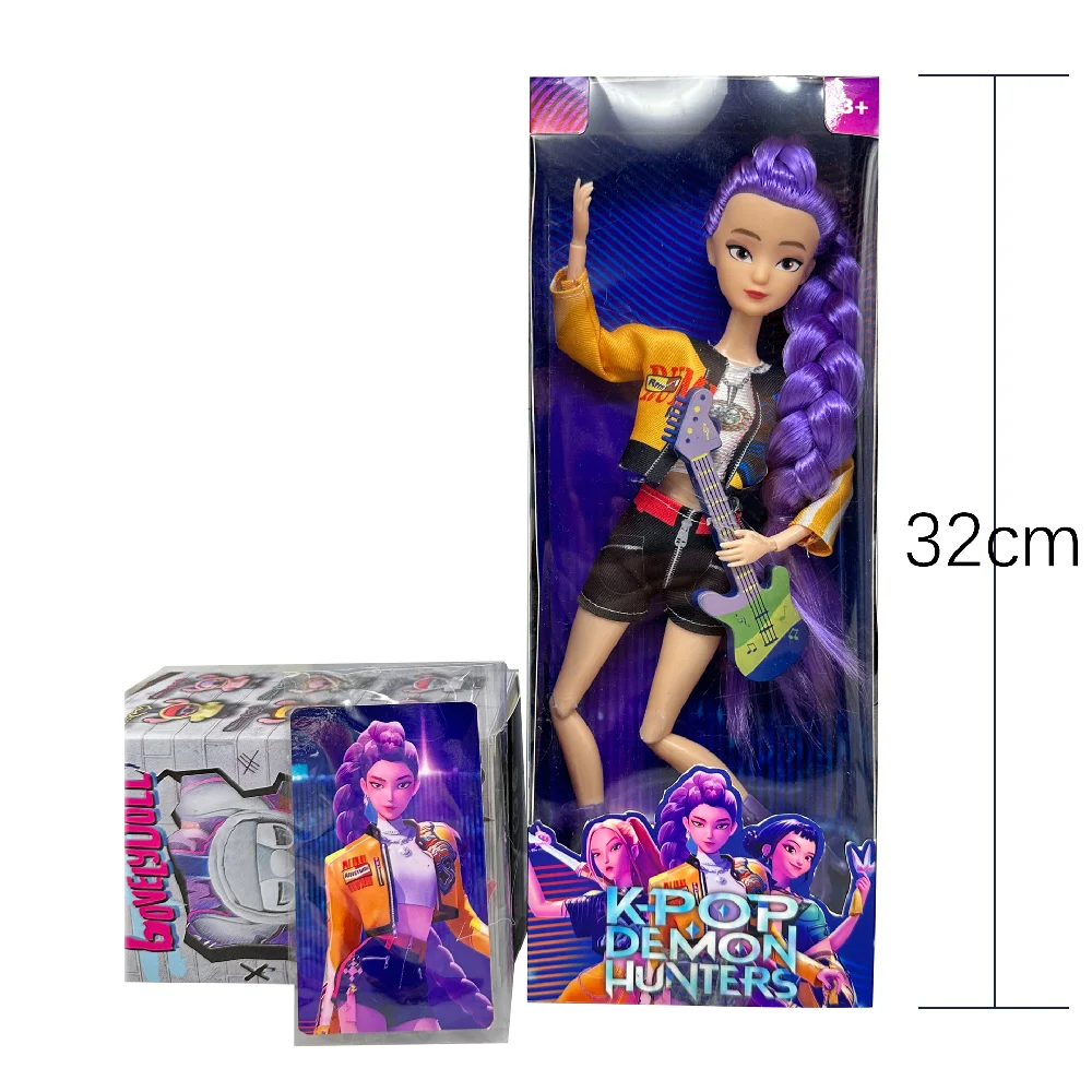 Concert Ready Demon Hunters - Rumi & Zoi with Microphone & Guitar, Articulated Stage Figures, Limited 2026 Xmas Edition