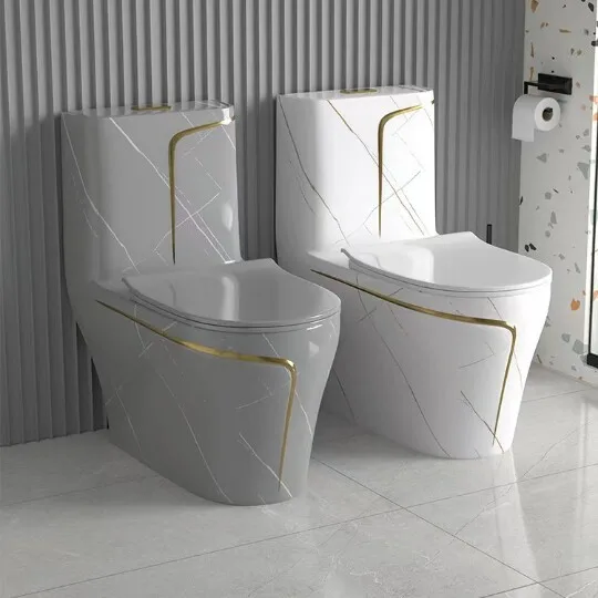 Colored toilets, ceramic toilets, bathroom floor drainage walls, row seats, toilets, direct flush/siphon flush