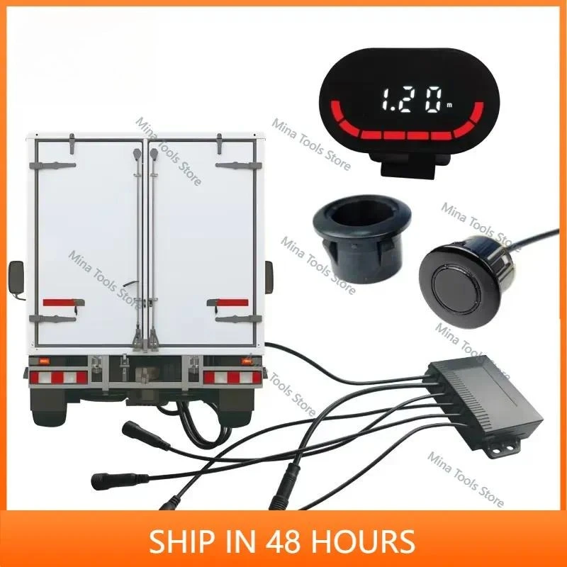 IP67 Waterproof Main Host & 3 Meter Detection Range Parking Sensor System for HGV VAN Truck Parking Assist for Vito