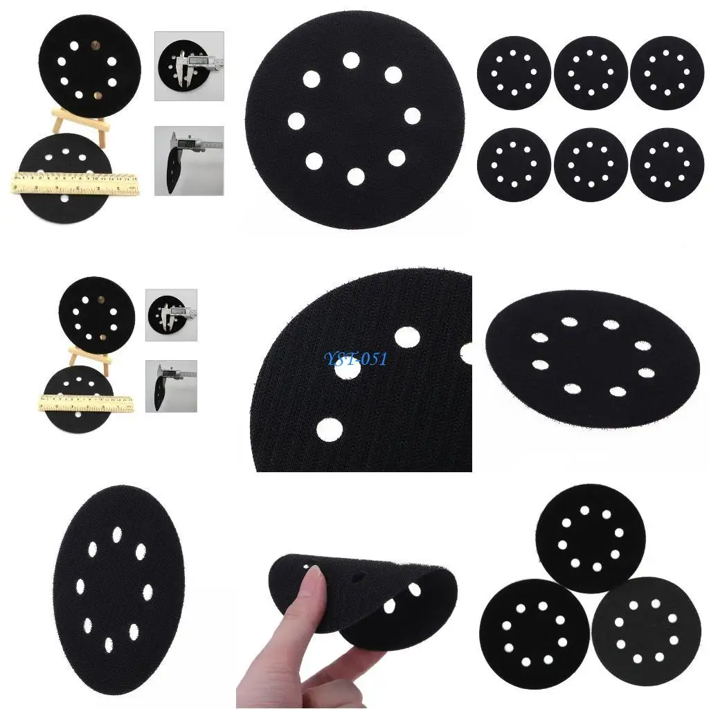 

E15A Абразивные шлифовальные круги с лепестковым диском, 6 шт./компл., 125 мм для угловой шлифовальной машины, шлифовальной