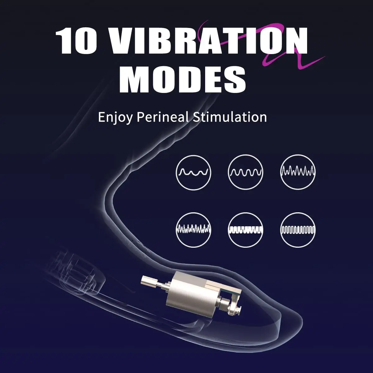 전립선 마사지기 진동 플러그 섹스토이 20가지 기능 리모컨 전립선 마사지 남성용 섹스토이