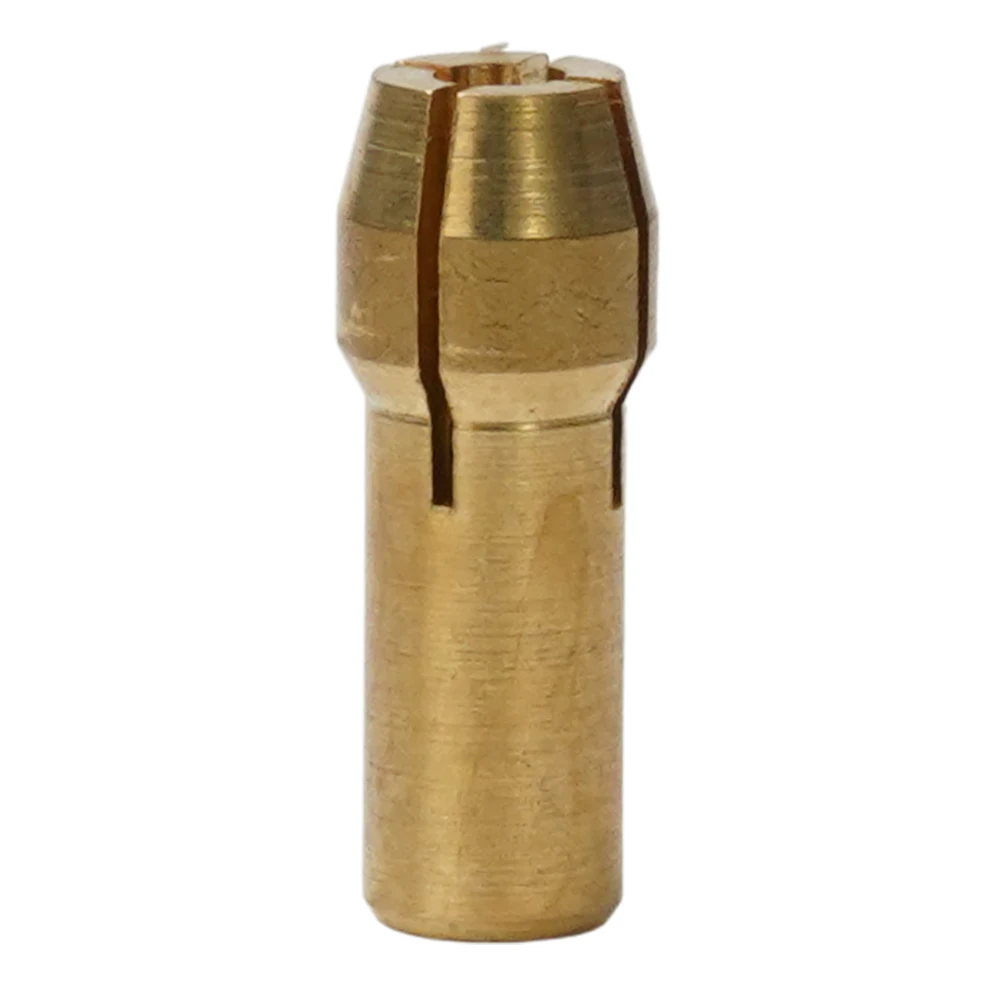 Chucks Adapter Mini Drill 2.35/3.17/4.05/5.05mm Brass Collet Drill Collet Gold Color For Use With Hand Drills Electric Drills