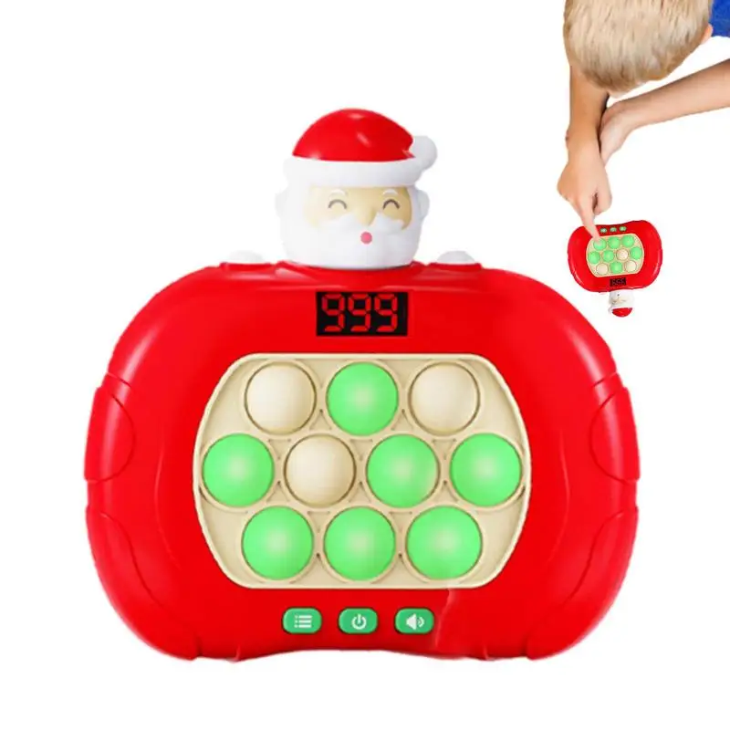 Button Puzzle Game Console Santa Pumpkin Gopher Machine Finger Sensory Training giocattoli Montessori