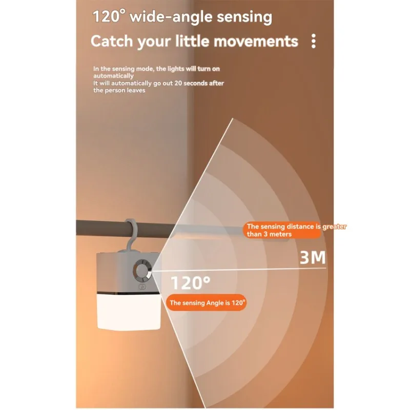 JHD SOS LED Motion Sensor Light-Multi-Color Indoor Infrared Lamp With Emergency Flashlight& Lamp Replacement