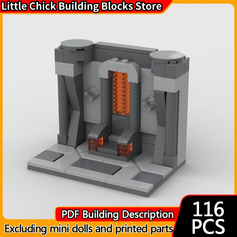 

Звездные фильмы, модель MOC, строительные кирпичи, космический командный центр, модульная технология, детские праздничные подарки, сборные игрушки, костюм