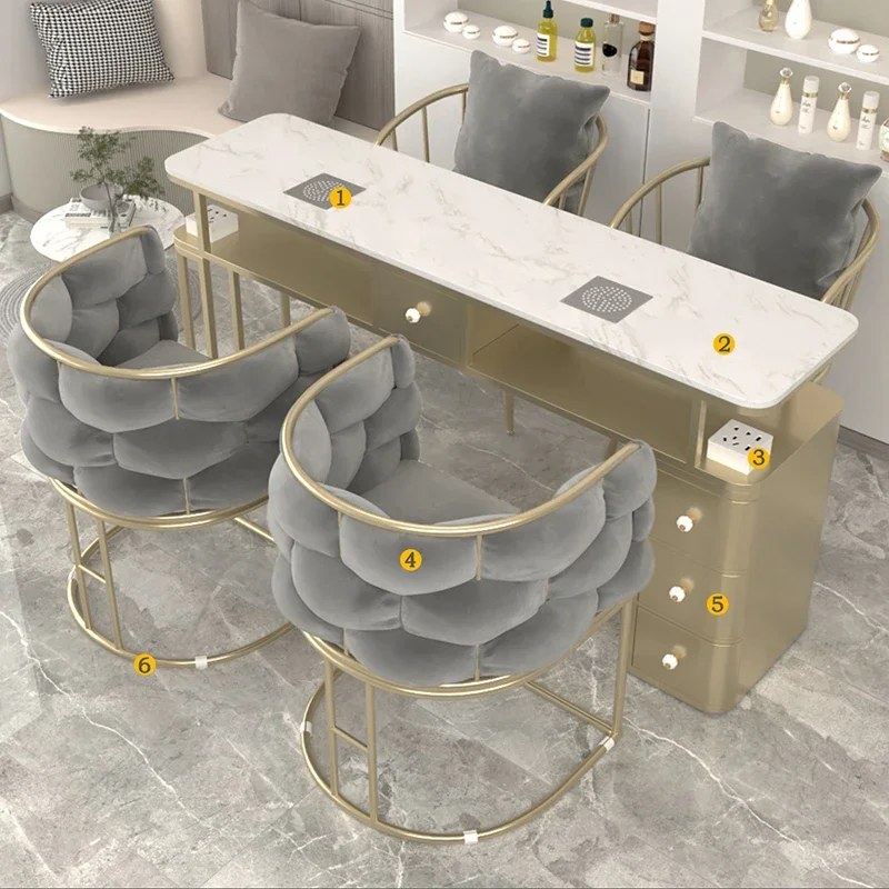 

Stand Rest Nail Table Workstation Desk Yoocel Nordic Nail Table Cabinets Powder Tavolo Unghie Chaise Manucure Professionnel