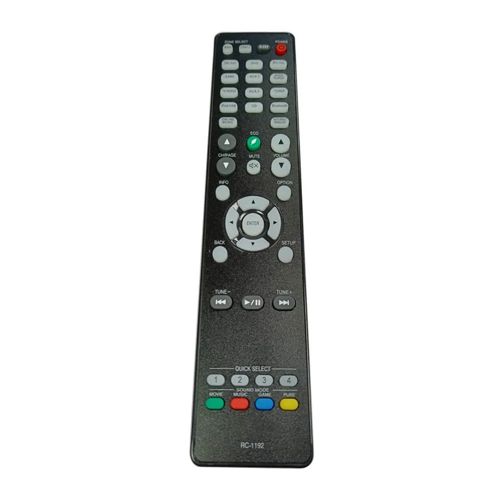 Reemplace el control remoto RC-1192 para el receptor AV Denon AVR-X3100W AVR-X2100W AVR-X3200W AVR-S510BT S640H S700W