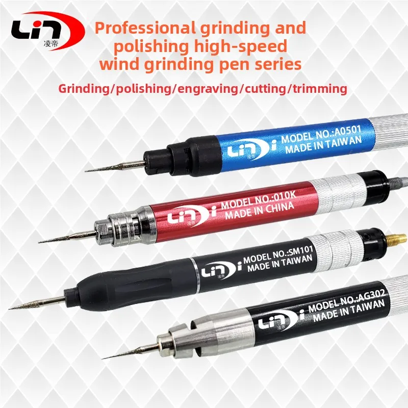 

Lingdi Sm101 Adjustable Speed Pneumatic Grinder Air Grinding Pen Pneumatic Mold Polishing Machine Deburring Engraving Pen