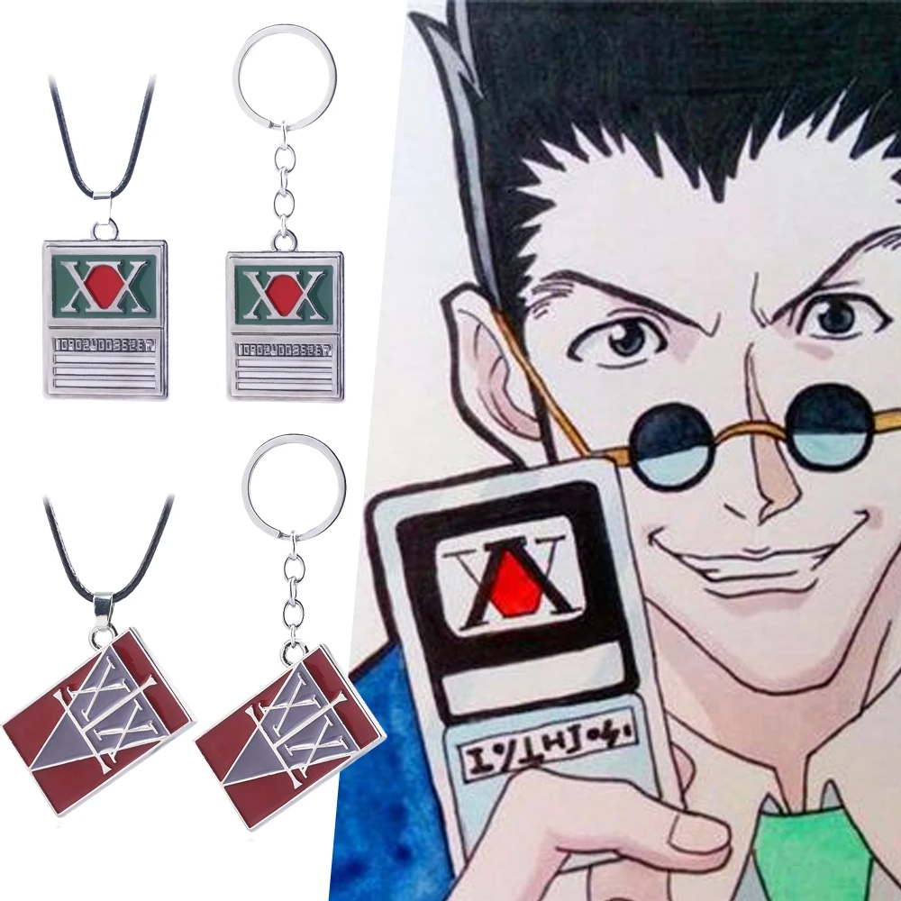 Hot Anime Hunter x Hunter Keychain GON FREECSS License Metal Pendant Key Chain for Women Men Car Keyring Jewelry Accessories