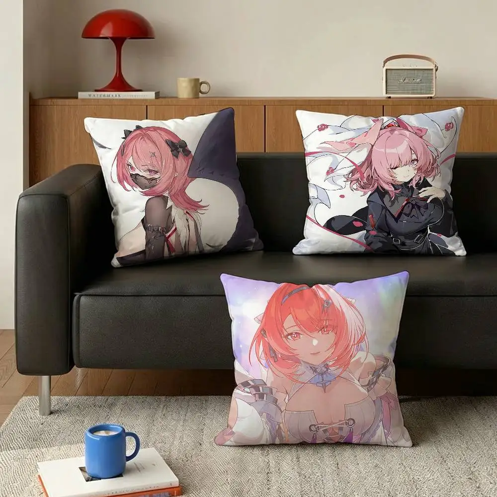 Zenless Zone Zero Remielle Dan   Various Sizes Square Pillow Case For Car Home Bedchamber Decor