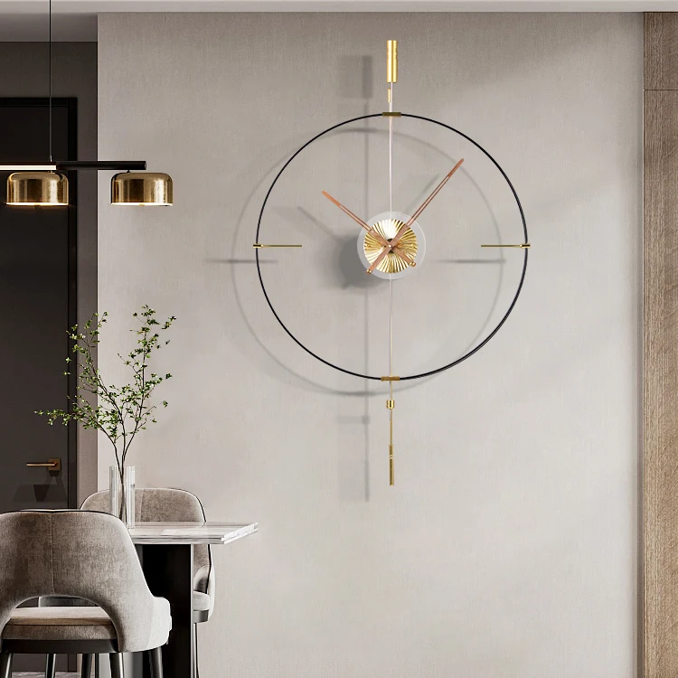 Luxury Modern Wall Clock Silent Nordic Pendulum Clocks Wall Home Decor Design Large Watch Living Room Home Decoration Gift