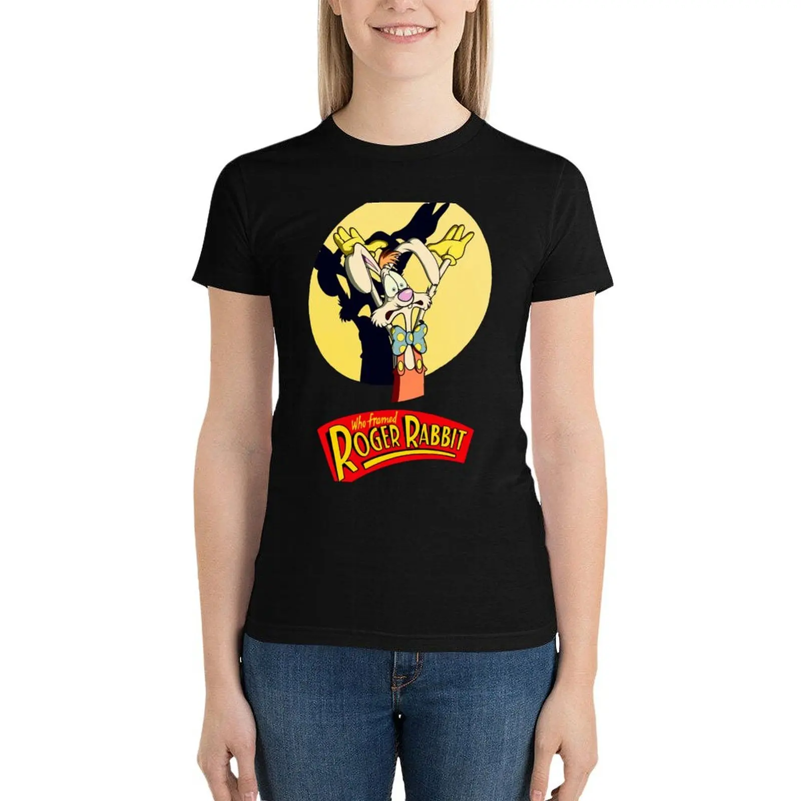 Who Framed Roger Rabbit Fan Art T-Shirt graphics hippie clothes aesthetic clothes oversized t shirt for Women