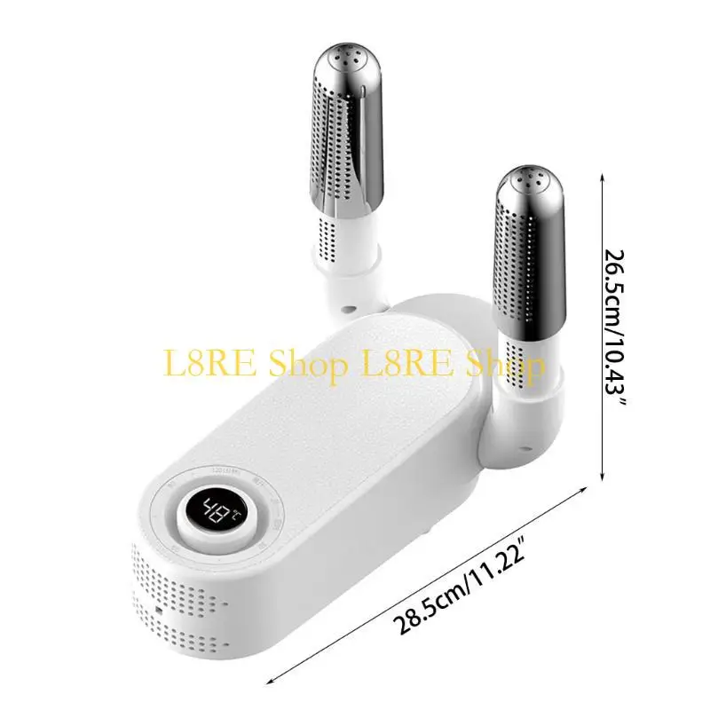 L8RE كفاءة الحذاء مجفف القفازات مجفف القبعة 360 درجة مجفف حذاء الهواء الساخن