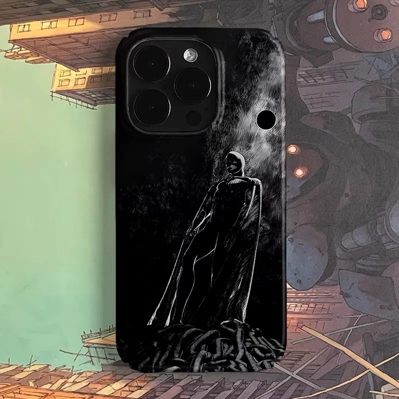 

Ins Korean Night Knight Case for IPHONE 17 16ProMax 15 14 13 12 11 PRO 16Plus XR Acrylic TPU Two in One Magnetic Phone Cases