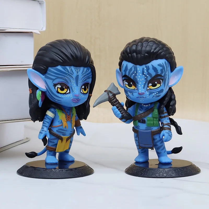 Avatar 2 Jack Sully and Neytiri PVC Character Models, Handheld Statues, Collected Decorations, Doll Models, Decorations, Gifts