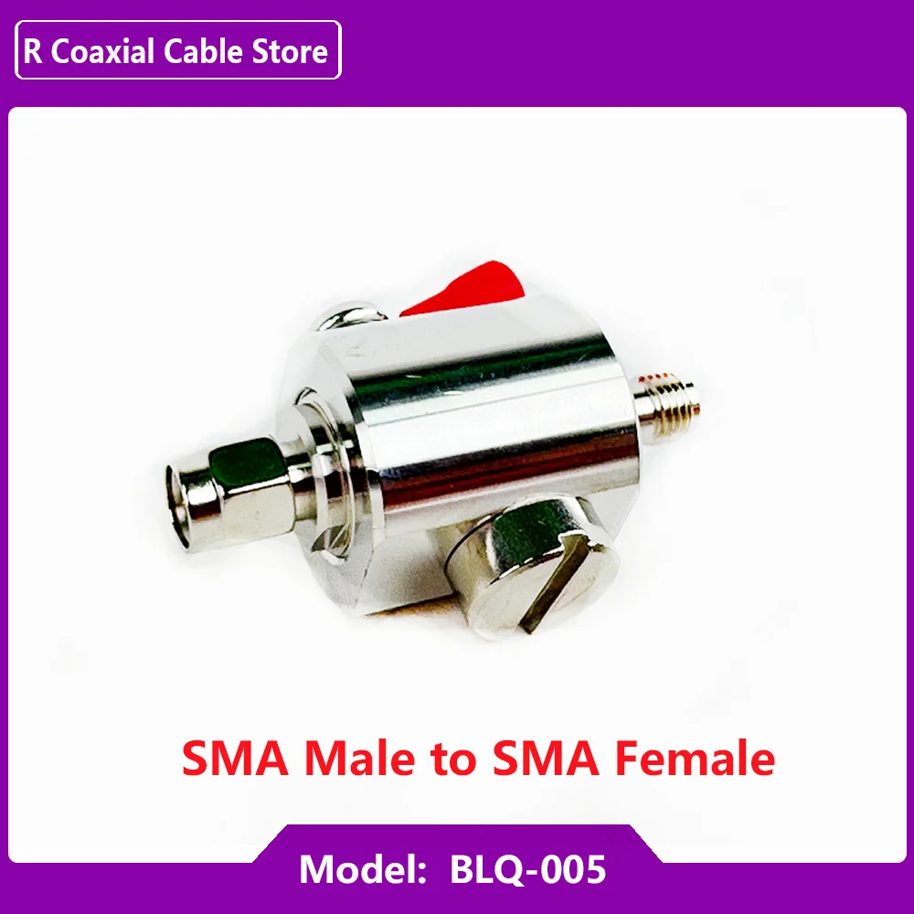 SMA Male to SMA Female RF Coaxial Cable with Lightning Arrester Surge Protector for Signal Booster DC-6GHz LTE Wireless LAN WiFi