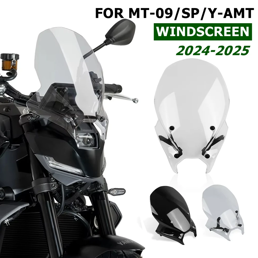 

Ветровое стекло/дефлектор для мотоциклов YAMAHA MT-09 MT09 MT 09 SP Y-AMT 2024-2025: Аксессуары для защиты от ветра и визор