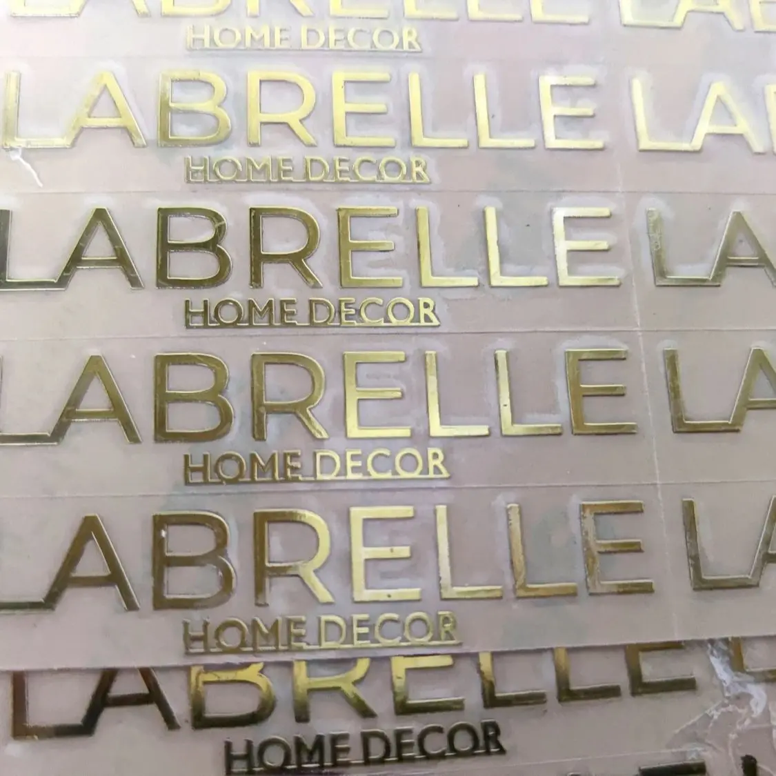 Imagem -04 - Etiqueta de Transferência de Metal Logotipo Personalizado 3d Auto-adesivo Qualquer Texto Ouro e Prata Fácil de Usar 50 Pcs