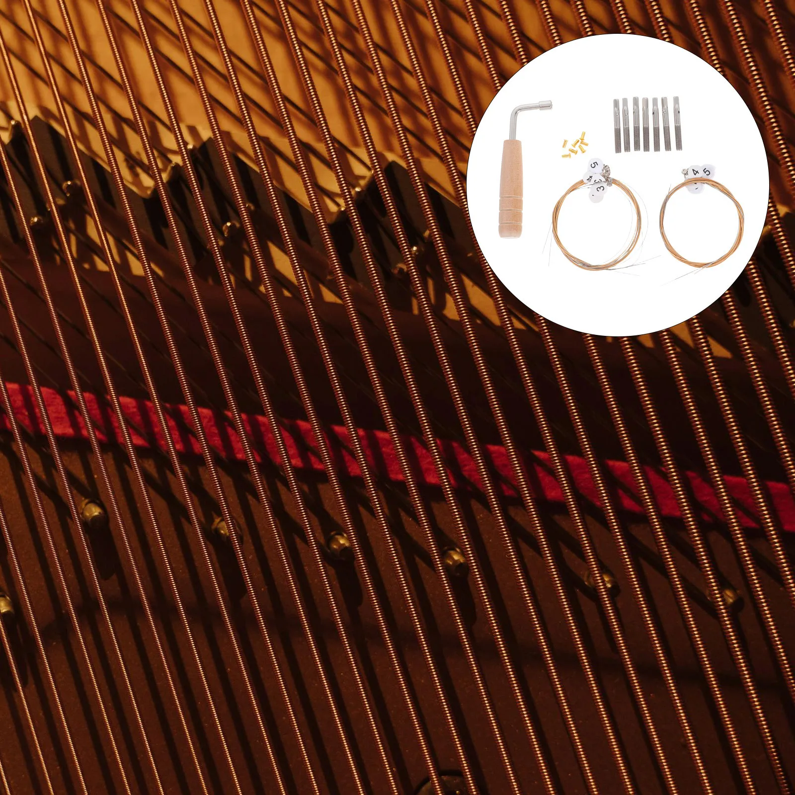 

1Set Highperformance Lyre Harp Parts Set Precision Engineered Accessories for Reliable Tuning and Enhanced Sound Quality