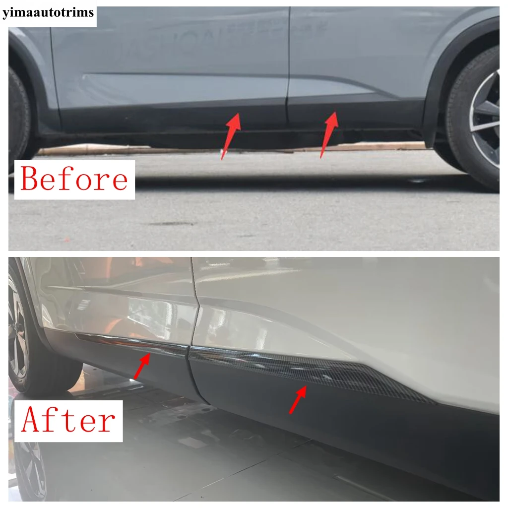 

Car Side Door Body Panel Edge Guard Anti-scratch Strip Protection Cover Trim Accessories For Nissan Qashqai J12 2022 2023 2024