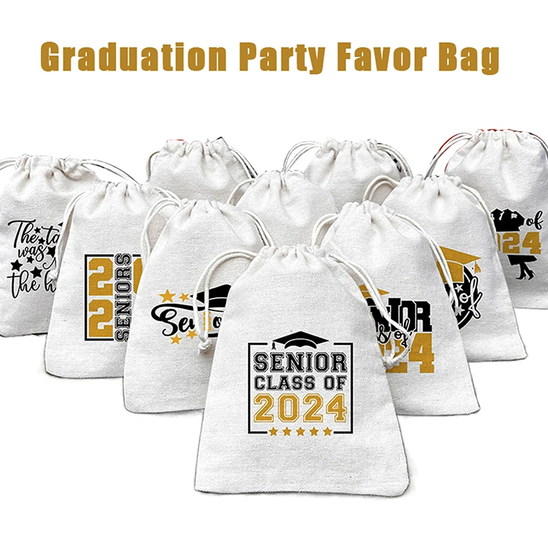 Senior Class Of 2024 Candy Gift Bags Boy Girl Congrats Grad Graduate Graduation Party Classroom Decoration