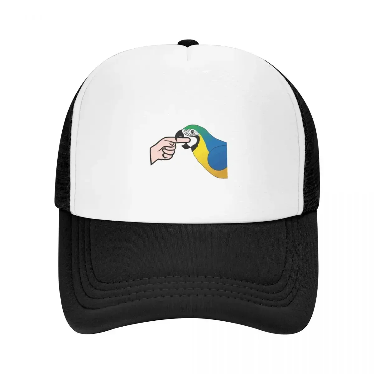 Love Hurts Blue And Gold Macaw Parrot Valentine'S Day Baseball Cap Big Size Hat Kids Hat Golf Wear Women Beach Fashion Men's