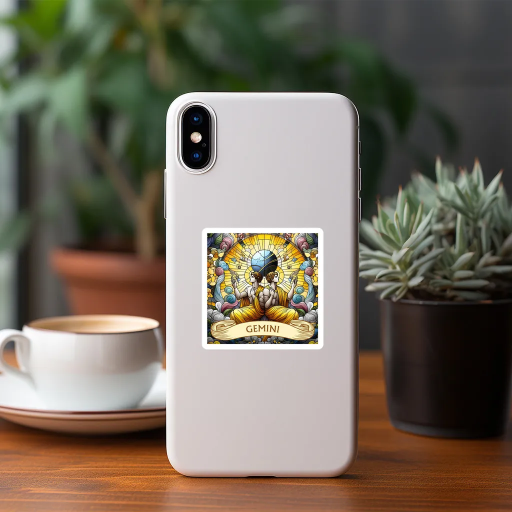 50 adesivi graffiti zodiacali - Decorazioni impermeabili per tazze d'acqua e telefoni, design costellazione fai-da-te (negozio anime mondo)