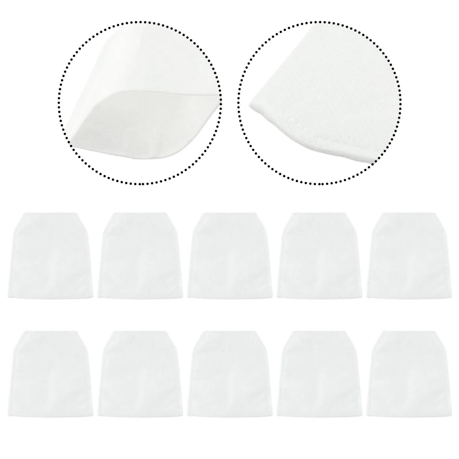 10 Pcs Cloth Filters Bags For Makita CL106 CL183 DCL180 CL060 Vacuum Cleaner Household Vacuum Cleaner Filter Replace Attachment