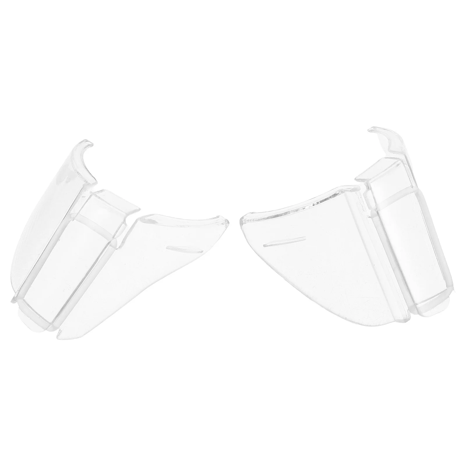 

2pcs Safety Eyeglasses Side Shield Clear Flexible Replacement For Glasses Dust Proof Lightweight Universal Construction