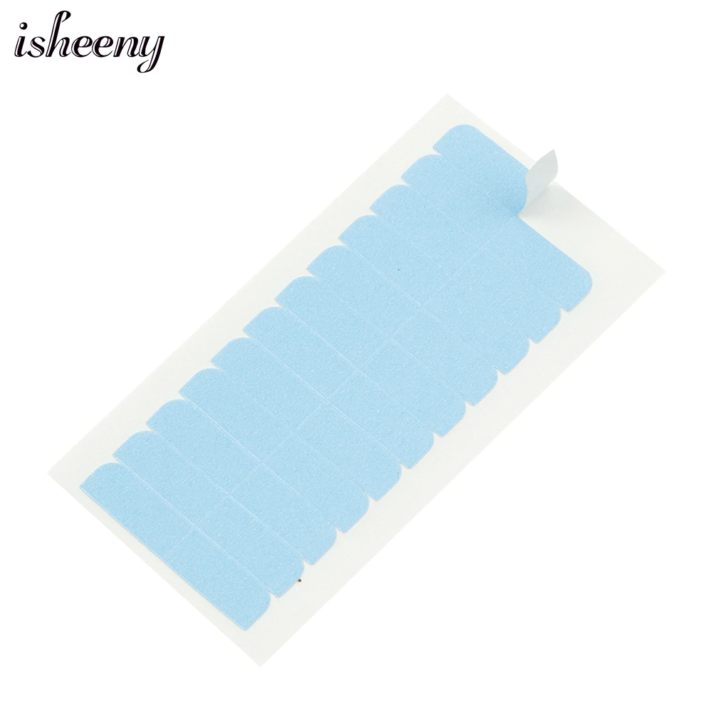 شريط لاصق لاصق لوصلات الشعر ، شريط مزدوج الوجهين ، علامات تبويب زرقاء ، بديل ، مقاوم للماء ، شعر مستعار #3