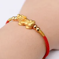 Lucky Red Rope Bracelets Pixiu Knots Adjustable Charm Bracelet For Women Men